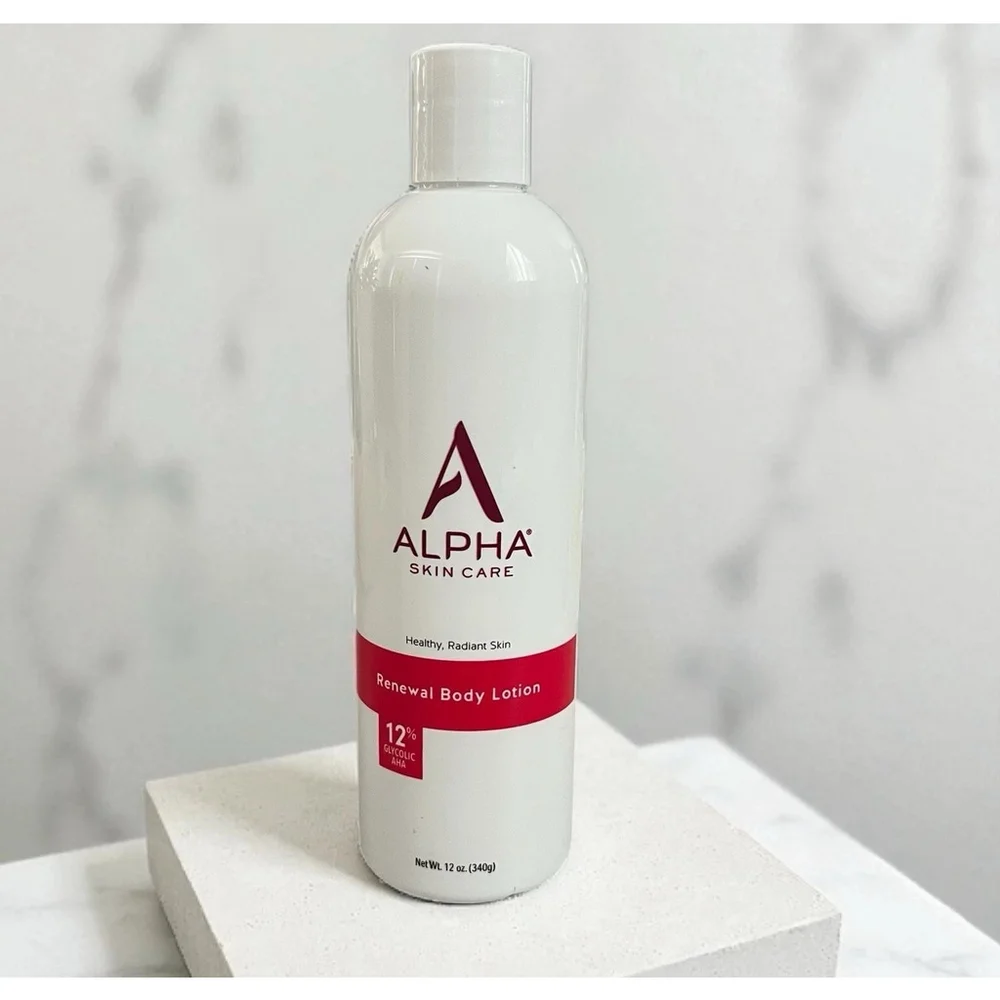 Alpha Skin Care Renewal Body Lotion with 12% Glycolic AHA 12oz